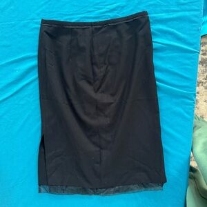 The Limited Elegant Black Pencil Skirt